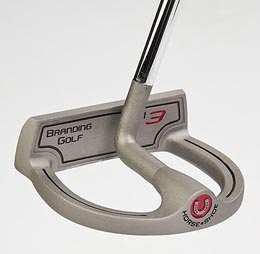 BI 3 Putter shaft and face alignment detail